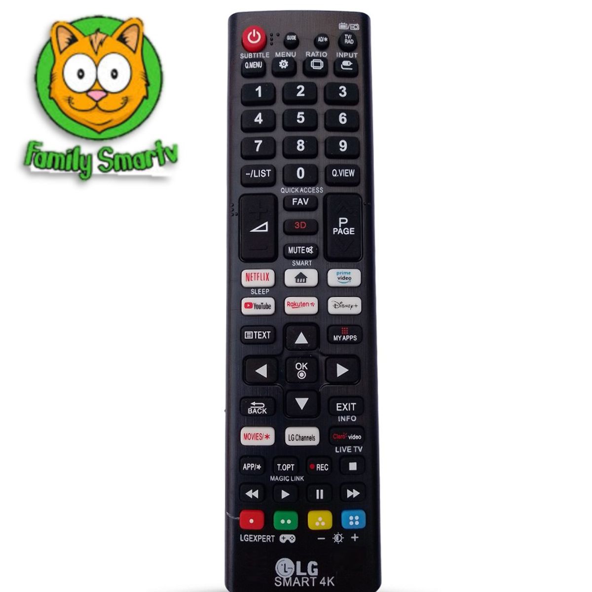 GENERICO - Control Remoto LG Smart Tv Nanocel OLED UHD 4K 2024 + Funda