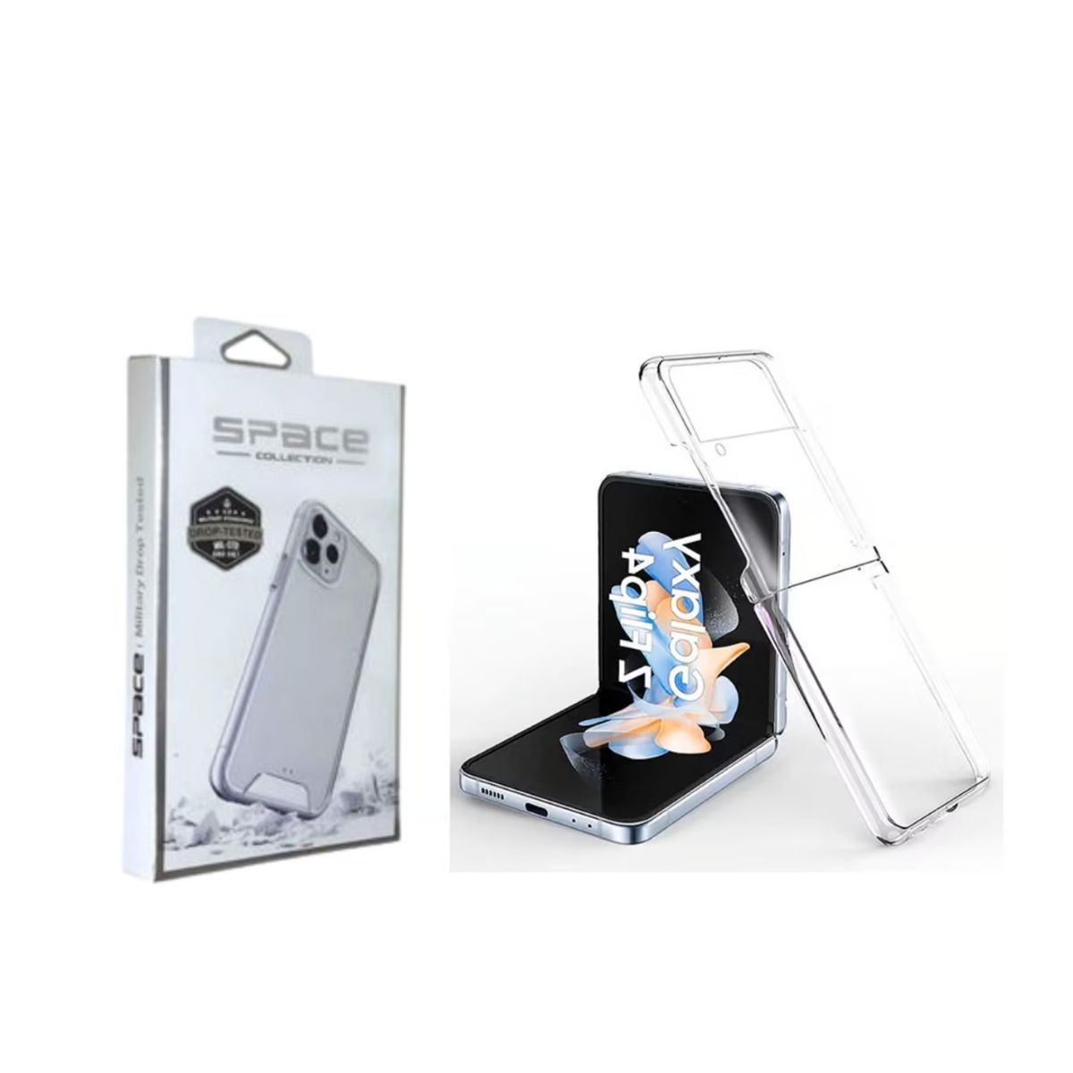 SPACE - CASE SPACE TRANSPARENTE PARA SAMSUNG Z Flip 4