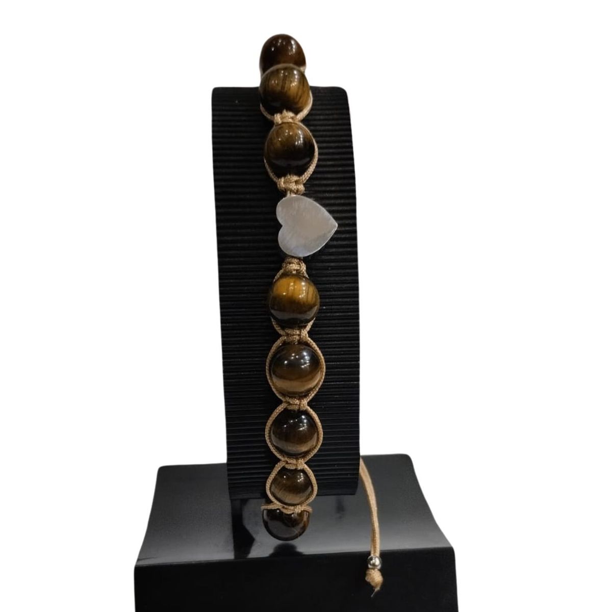 GENERICO - Pulsera Ágata marrón Oscuro