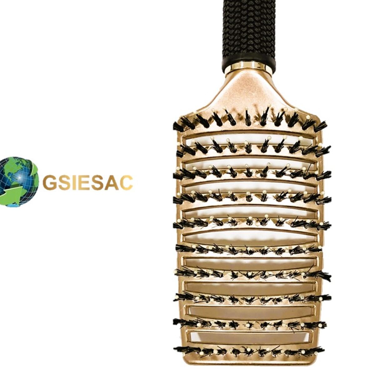 GENERICO - CEPILLO DESENREDANTE ESQUELETO DORADO ZINGER