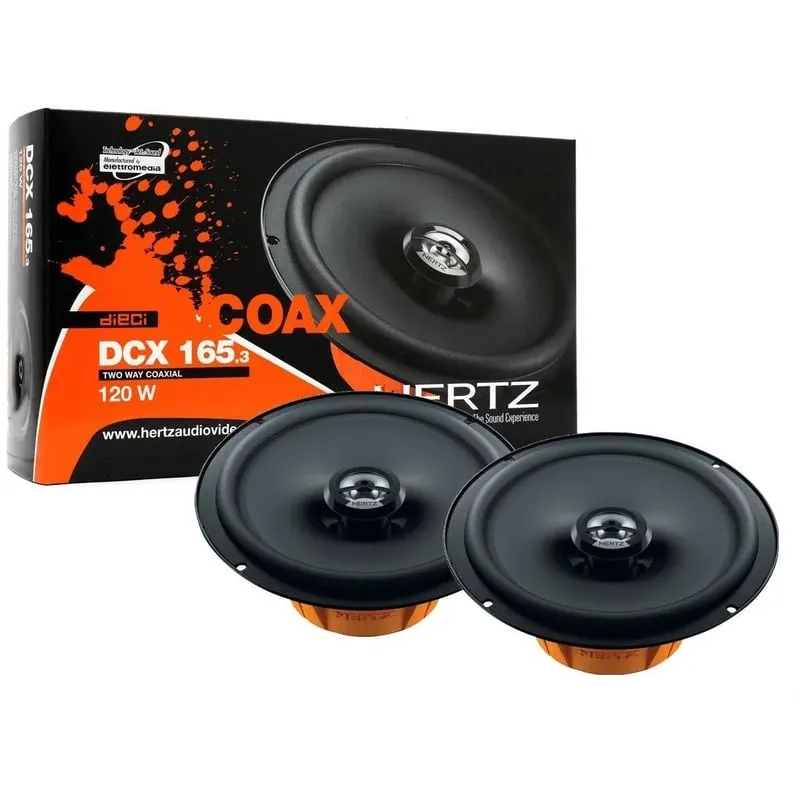 HERTZ - Parlante Coaxial Hertz 65 120w Alta Fidelidad DCX165.