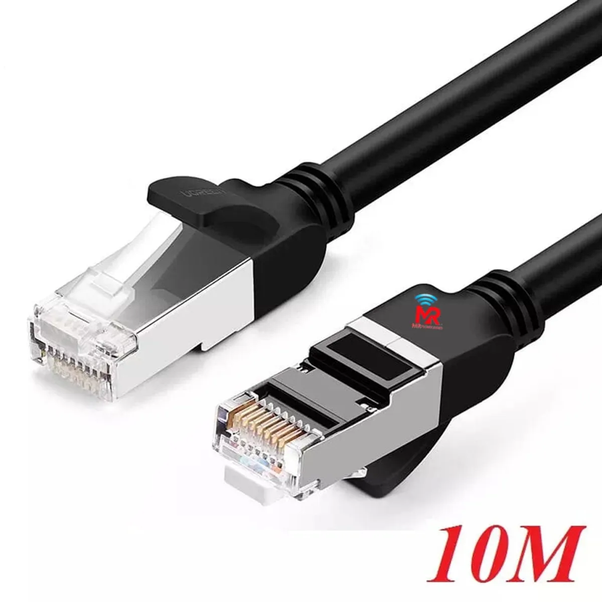 UGREEN - Cable De Red Negro Cat6 De 10 Metros Ugreen 50196