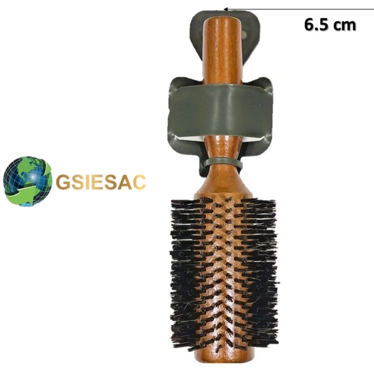 IMPORTADO MC - CEPILLO TERMICO TIPO PENACHO MADERA MARRON Nº43