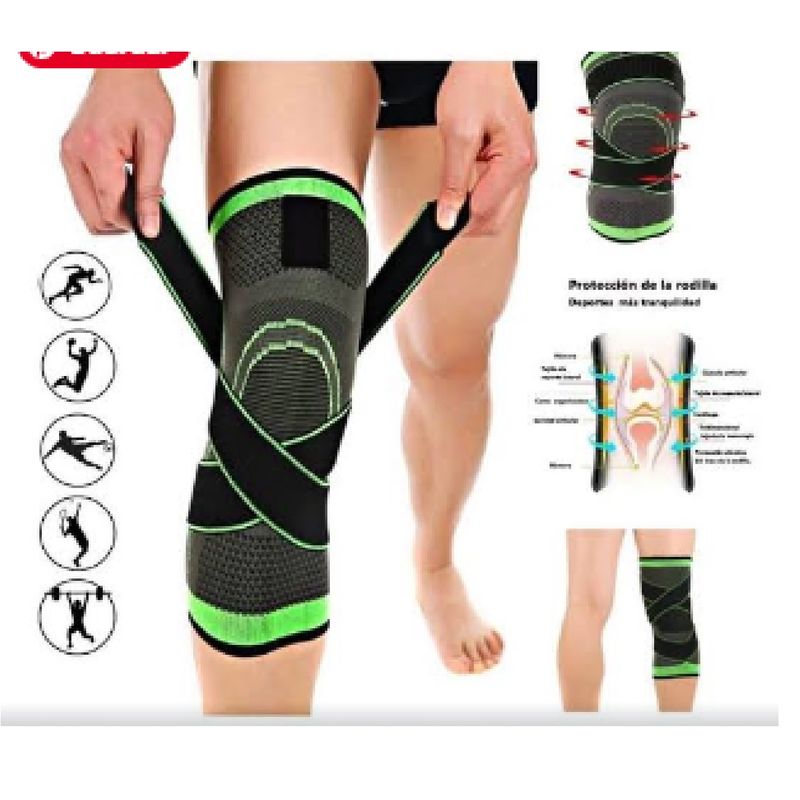 GENERICO - PACK 2 RODILLERAS DE COMPRESION