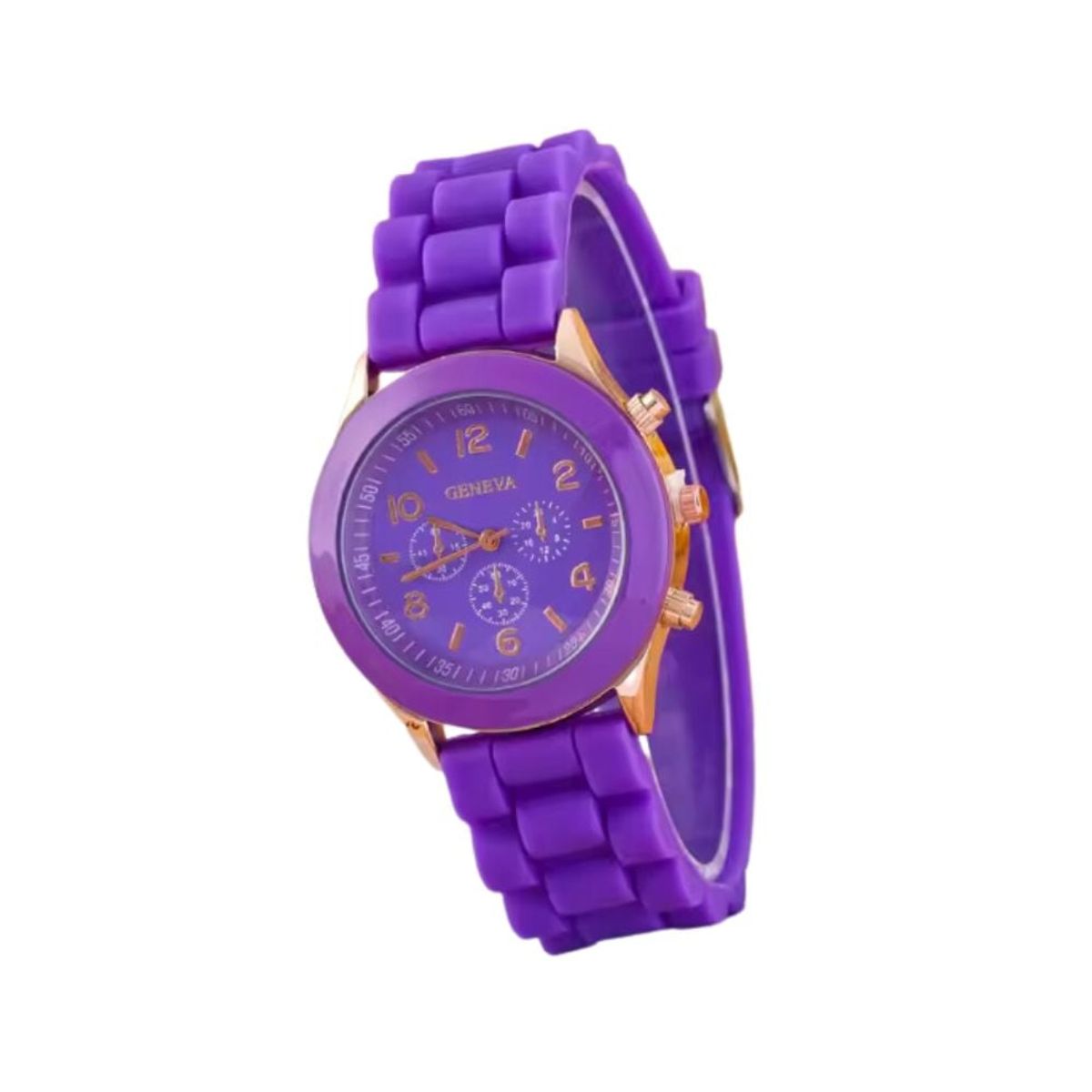 GENERICO - Reloj Analogo De Silicon Morado