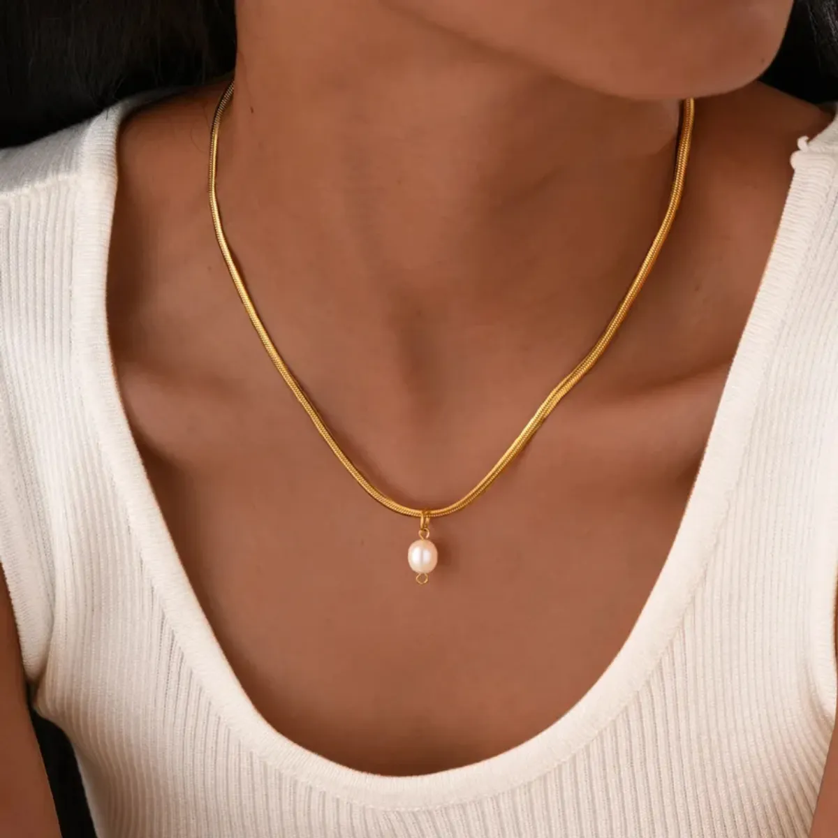 GENERICO - Collar para Mujer de Estilo Simple con Diseño Geométrico