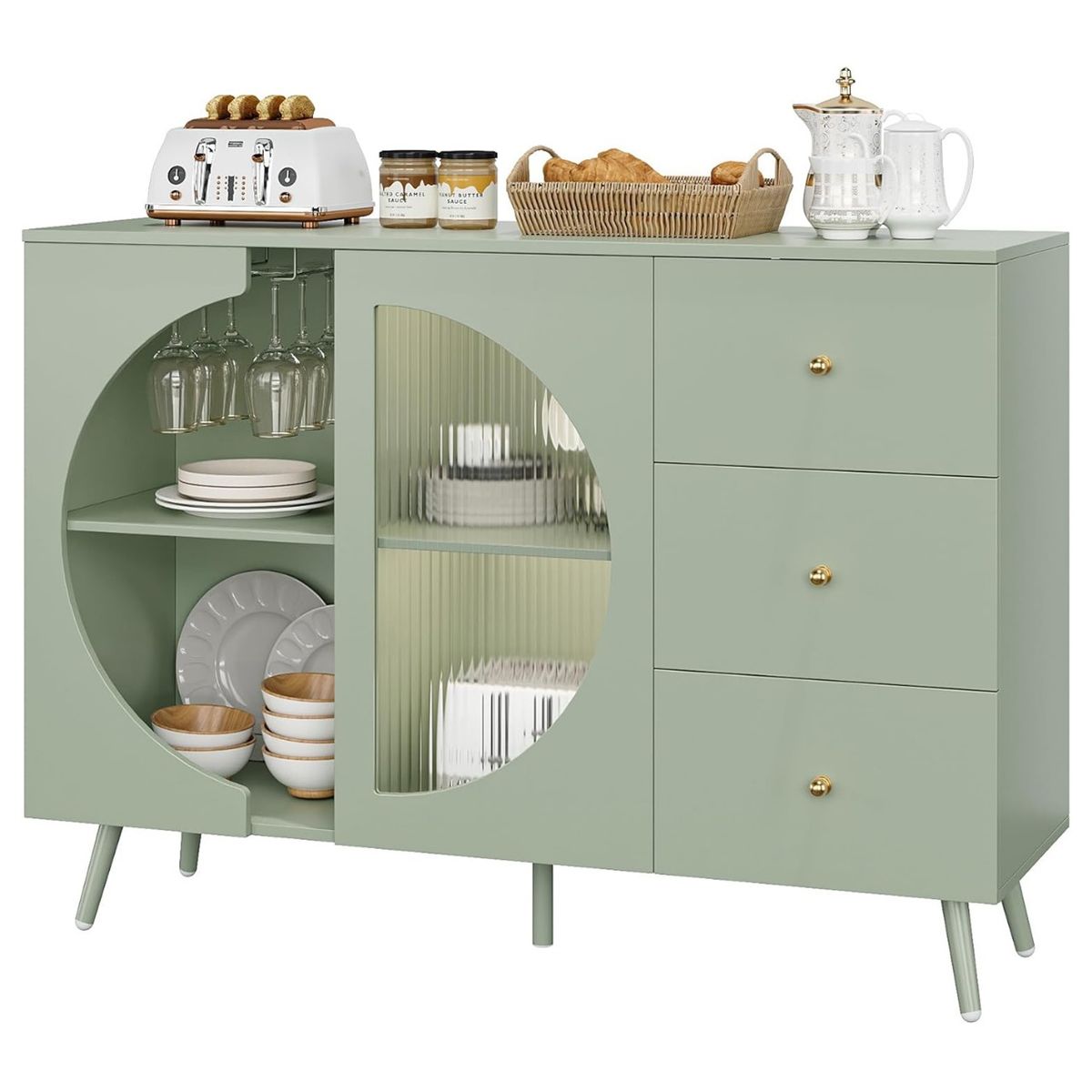 DIBA MUEBLES - Mueble Vitrina Aparador Pazia Agave DIBA Muebles