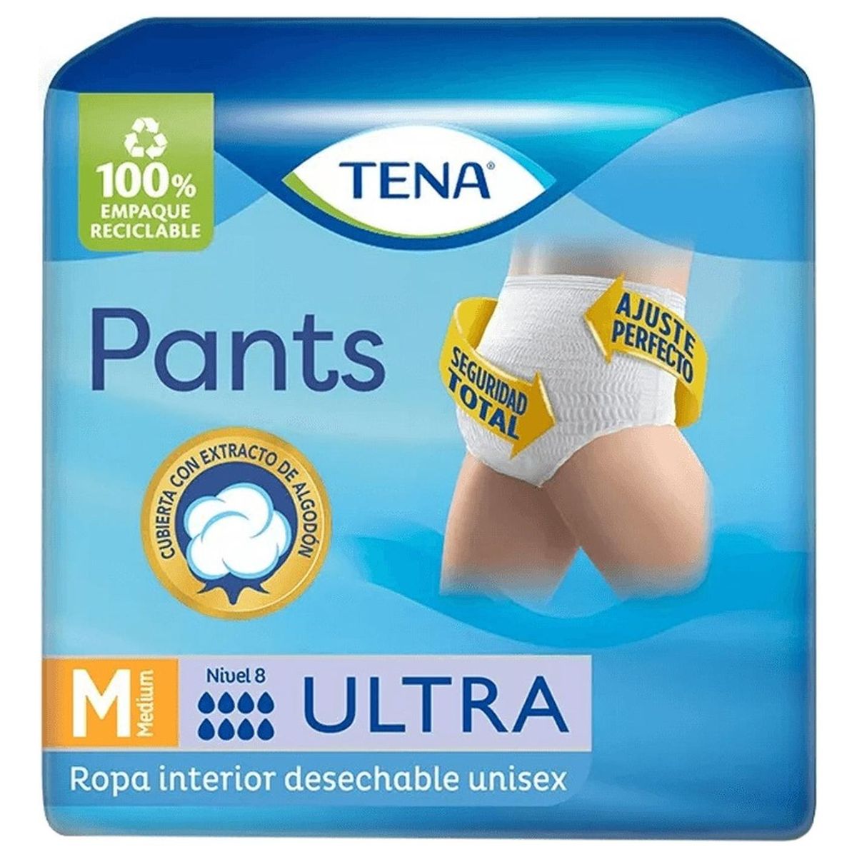 TENA - Pañal Tena Pants Ultra Medium 10 UN