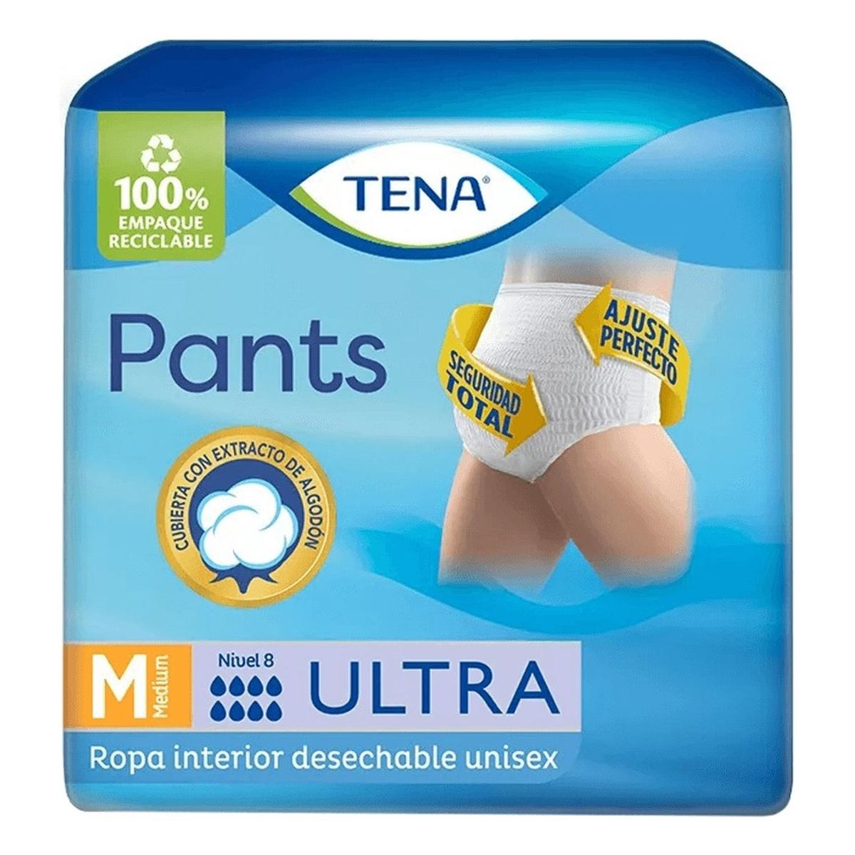 TENA - Pañal Tena Pants Ultra Medium 10 UN