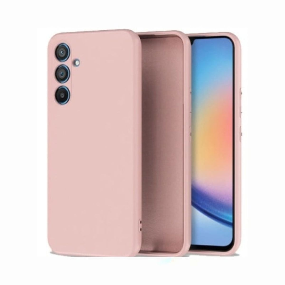 CASE - Case Silicona Para Samsung A14 - Rosa