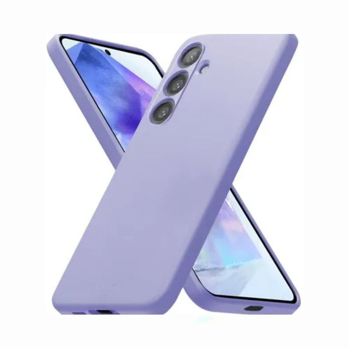 CASE - Case Silicona Para Samsung A14 - Lila