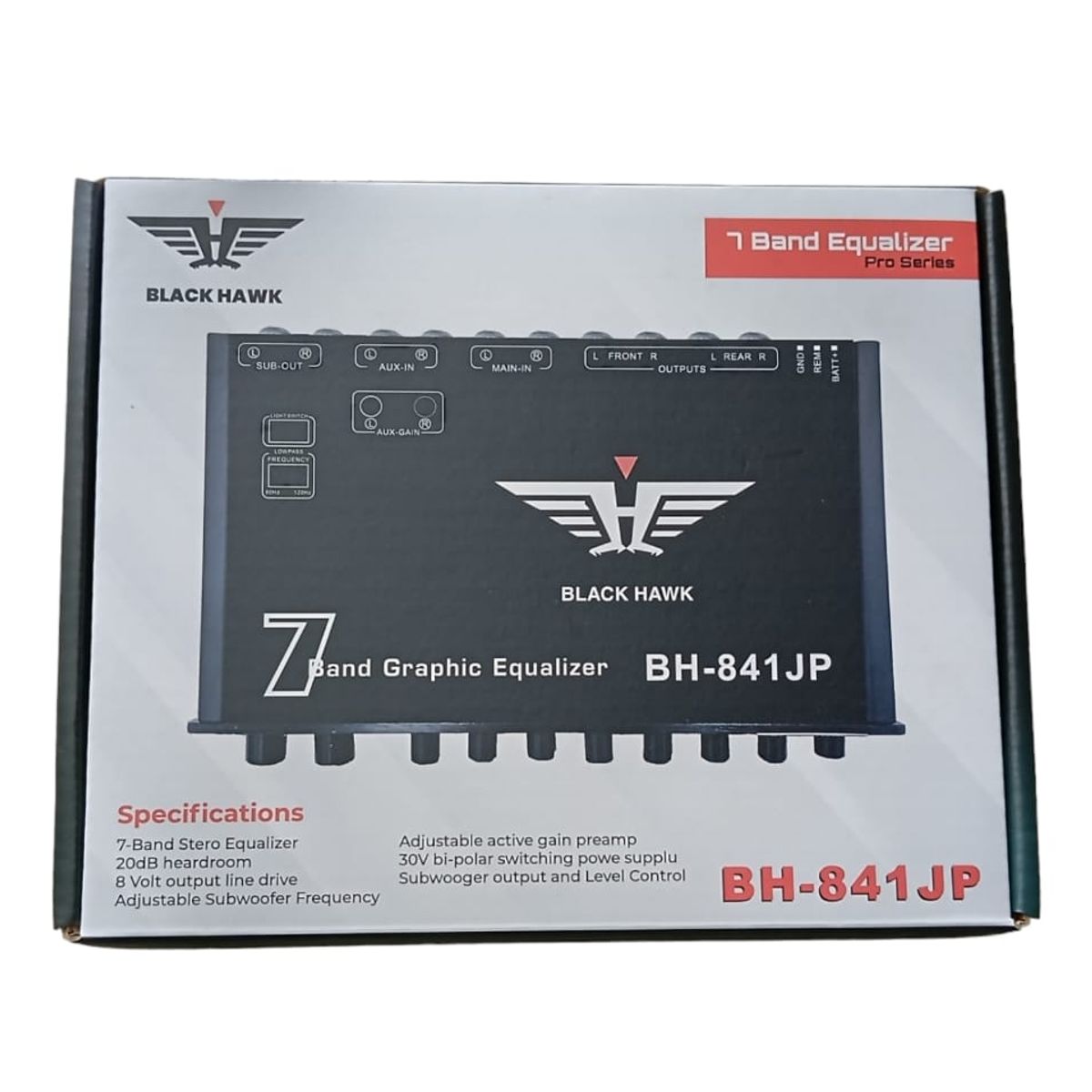 BLACK HAWK - Previo Ecualizador 7 Bandas Blackhawk