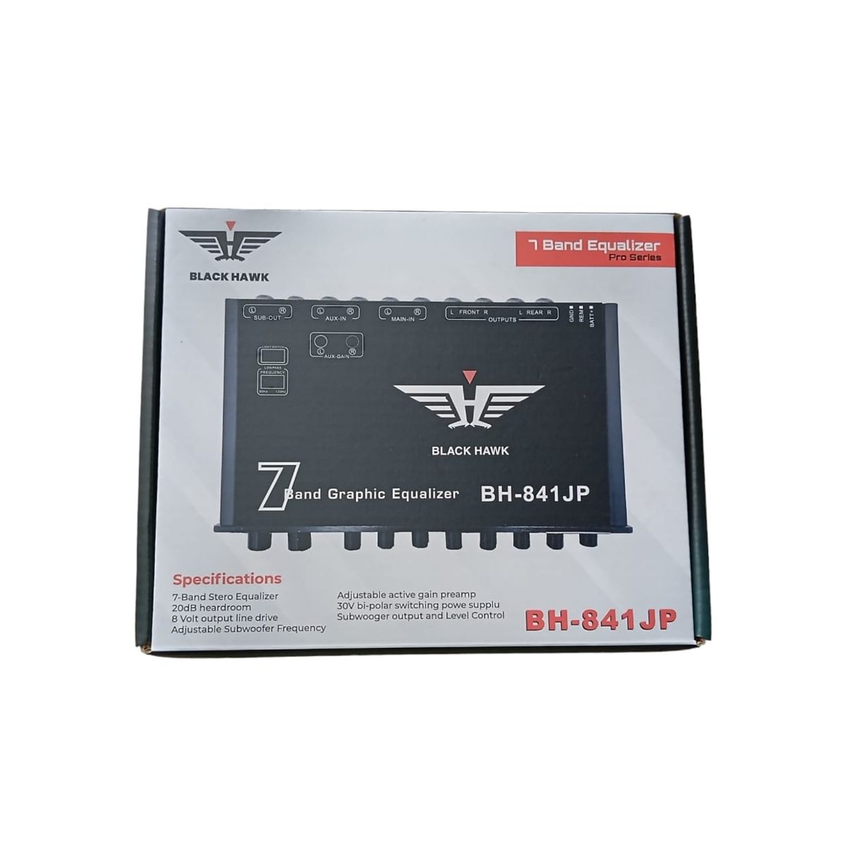 BLACK HAWK - Previo Ecualizador 7 Bandas Blackhawk