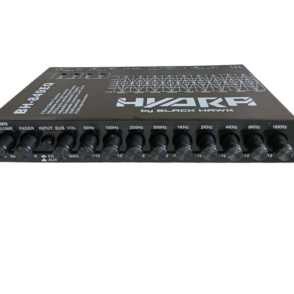 BLACK HAWK - Previo Ecualizador Hydra Blackhawk 9 Bandas