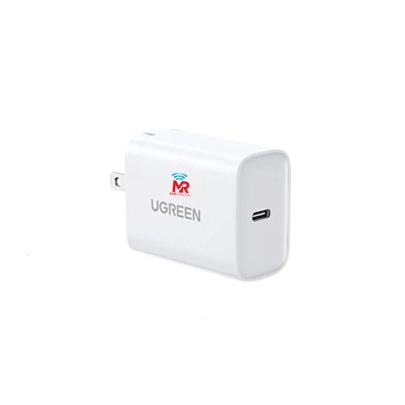 UGREEN - Ugreen 70226 Cargador Carga Rápida 20w Usb C Patas Plegables