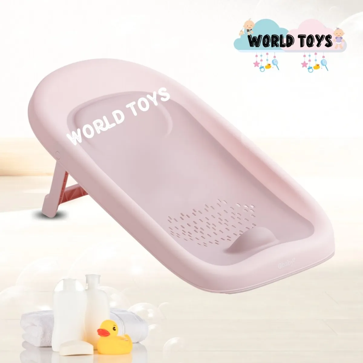 BABY - Bañera Plegable «GIO» Pink
