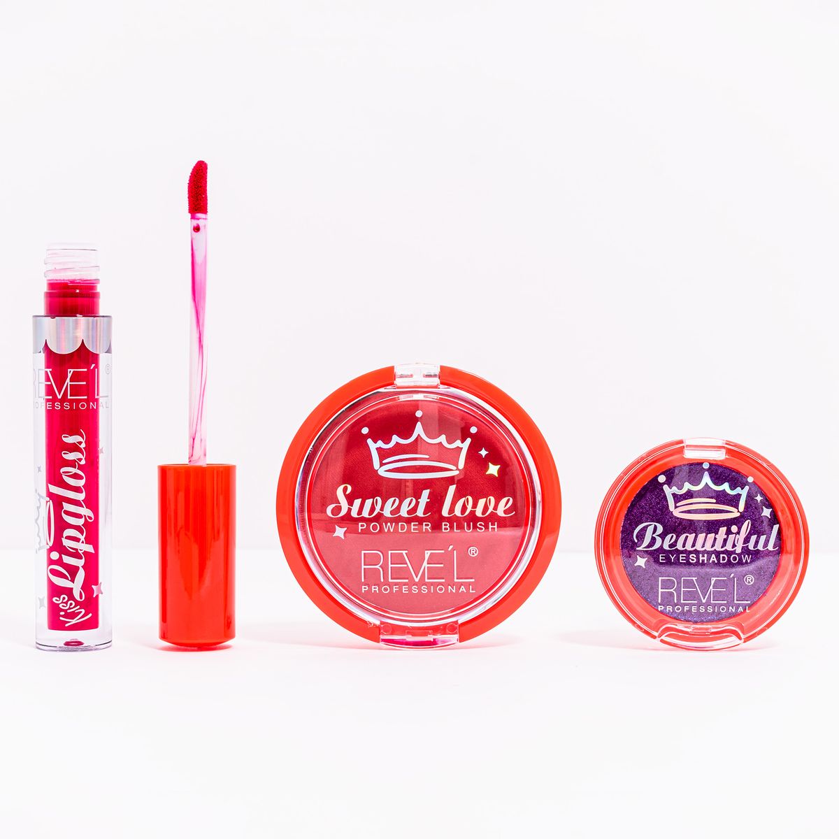 REVE'L PROFESSIONAL - 3 EN 1 SET MAQUILLAJE BEAUTIFUL TONO 4