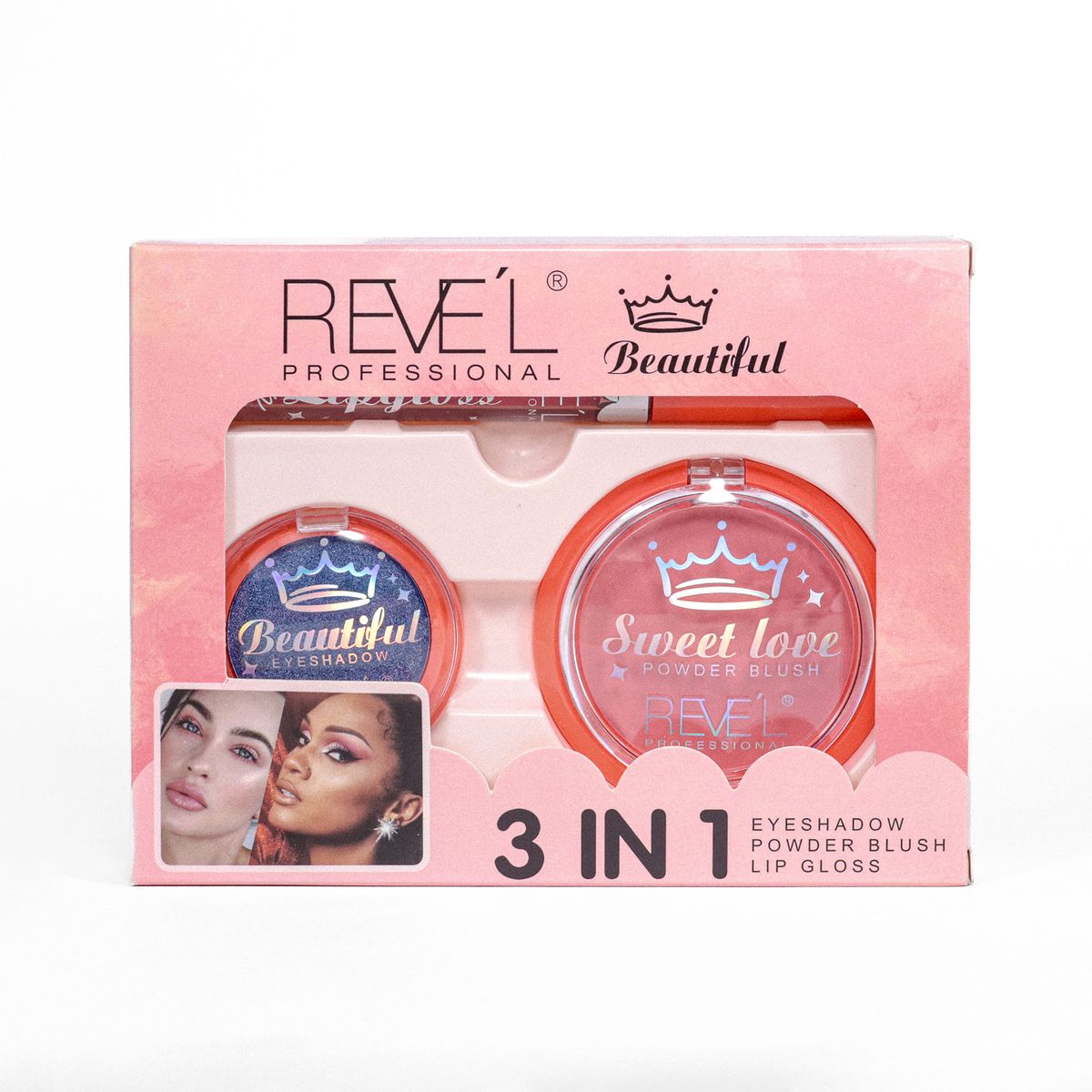 REVE'L PROFESSIONAL - 3 EN 1 SET MAQUILLAJE BEAUTIFUL TONO 5