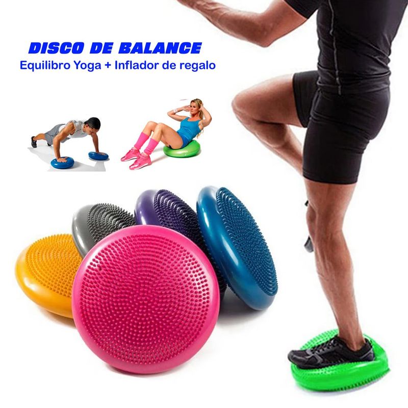 HOLGU - Disco de Balance - Equilibrio Yoga  Inflador importado