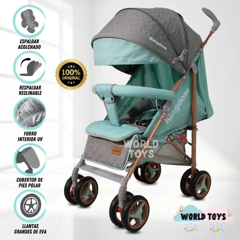 BABY - Coche Bastón «REINHART» Edición Limitada Menta