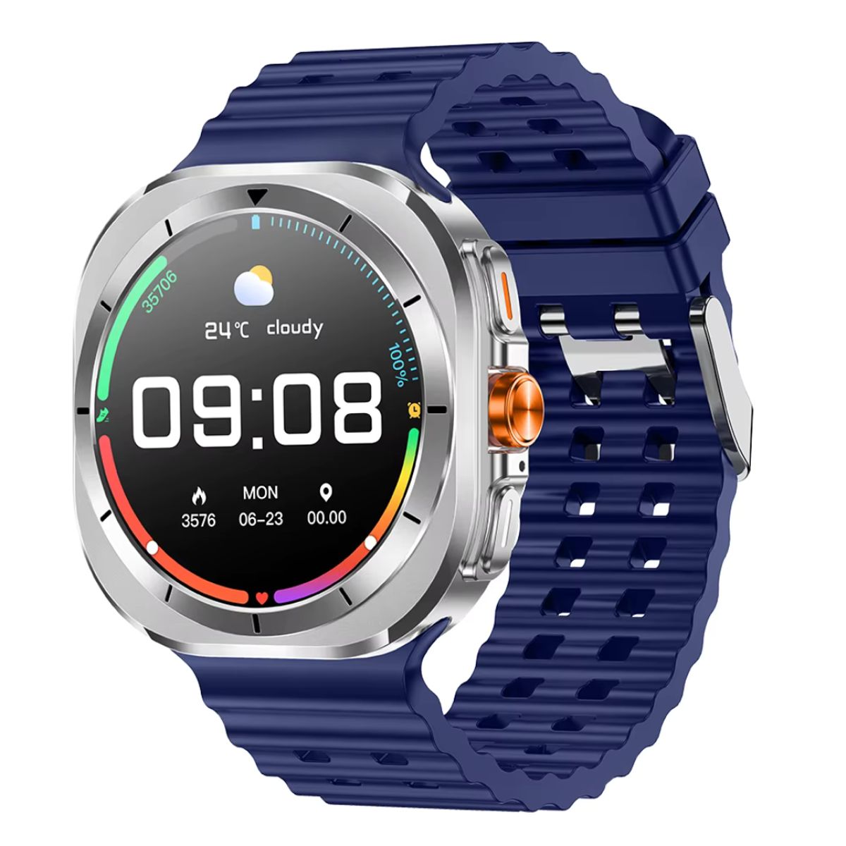 GENERICO - Smartwatch Deportivo Z7 Ultra Watch 7 Azul Amoled