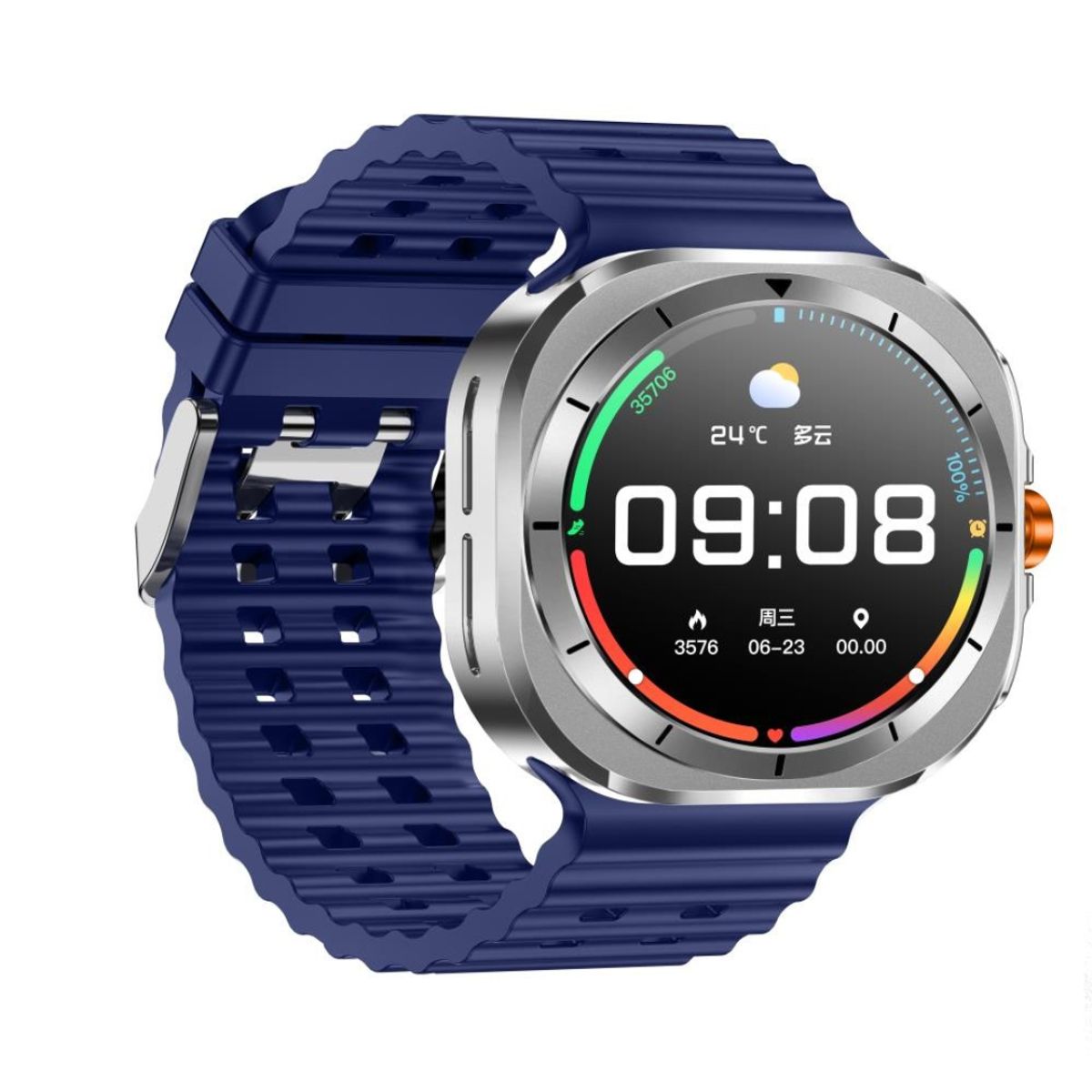 GENERICO - Smartwatch Deportivo Z7 Ultra Watch 7 Azul Amoled