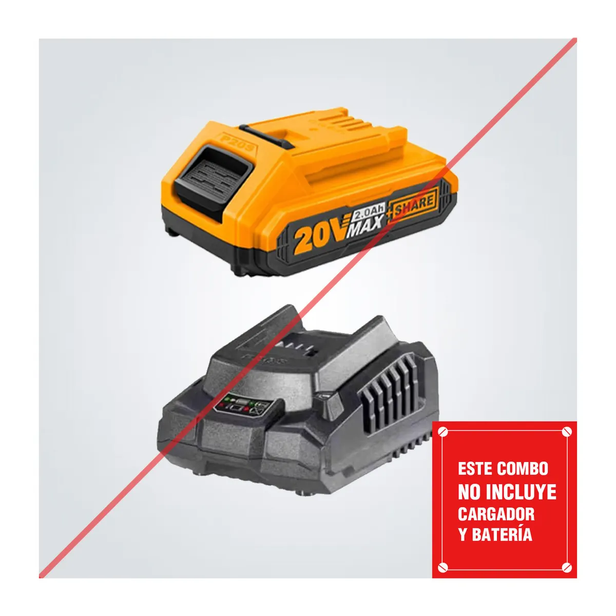 INGCO TOOLS - LIJADORA ORBITAL 20V INALÁMBRICA MADERA + 5 LIJAS GUANTES