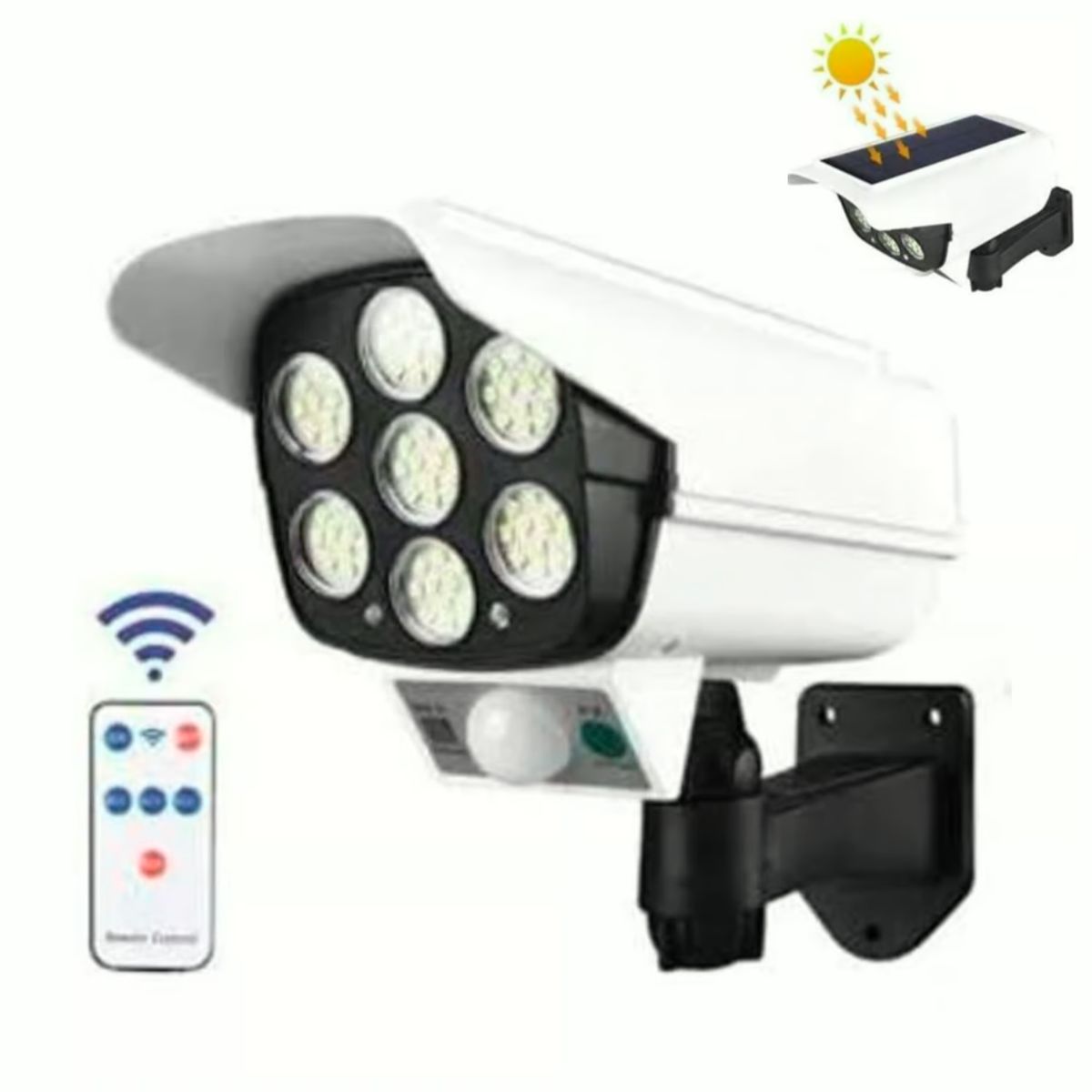 GENERICO - Lampara Solar Tipo Cámara con Sensor a Control