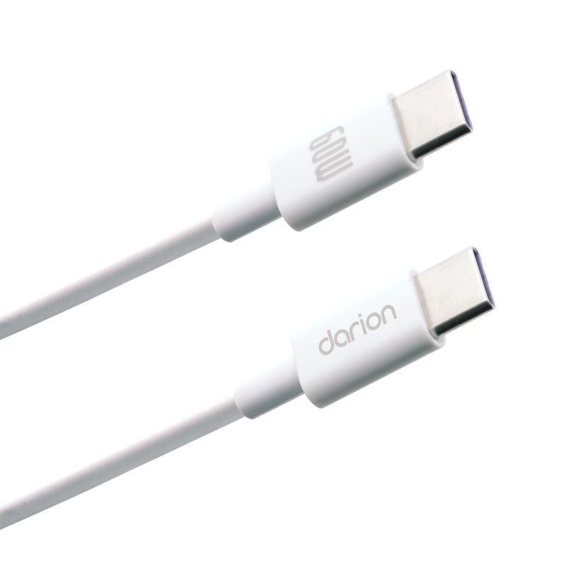 DARION - Cable Data Tipo C a Tipo C Darion Carga Ultra Rápida de 60W