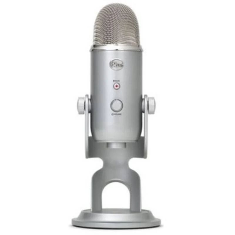 BLUE - MICROFONO BLUE YETI USB STREAMING 988-000506 BI LED SILVER