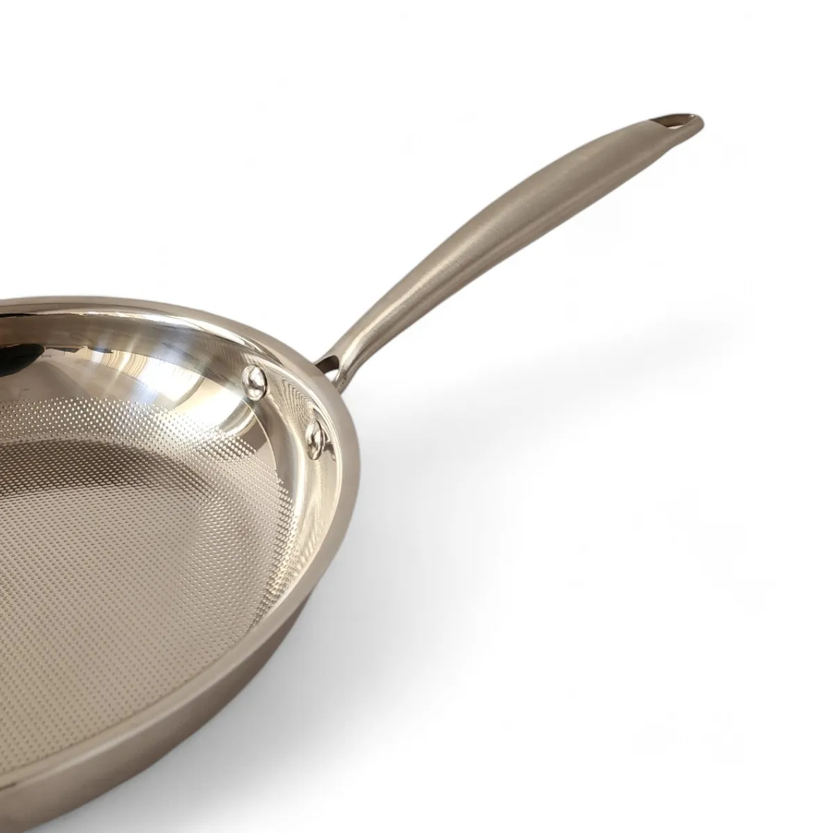 QUALITY PRODUCTS - Sartén de Acero Inoxidable 18/10 de 24 cm Steel Cooker