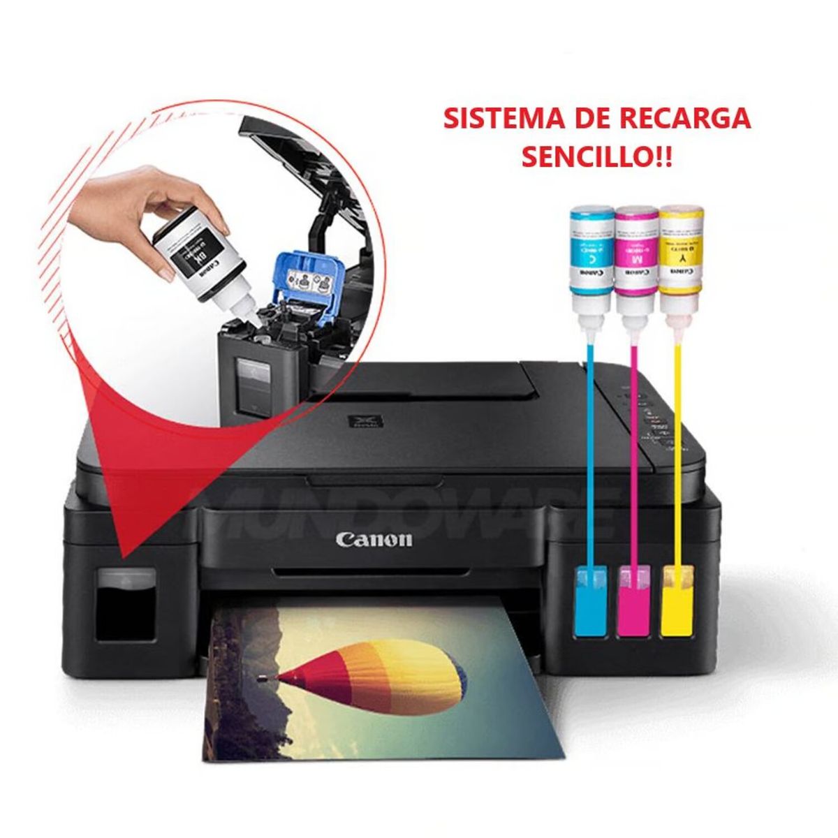 HP - Kit Tinta Canon 190 Cyan Magenta Amarillo Negro