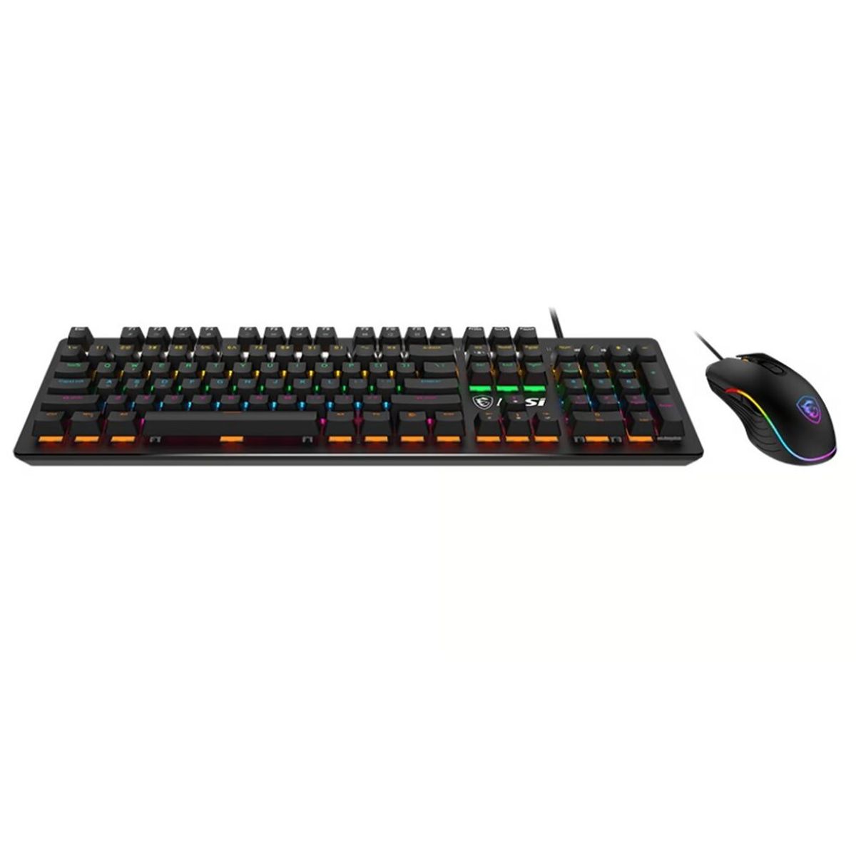 MSI - COMBO MSI FORCE GK300 BLUE US GAMING TECLADO + MOUSE KEYBOARD USB