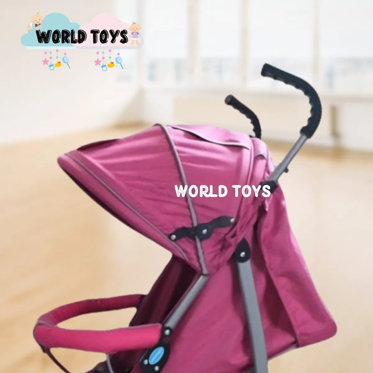 BABY - Coche Bastón «AMADEUS» Pink