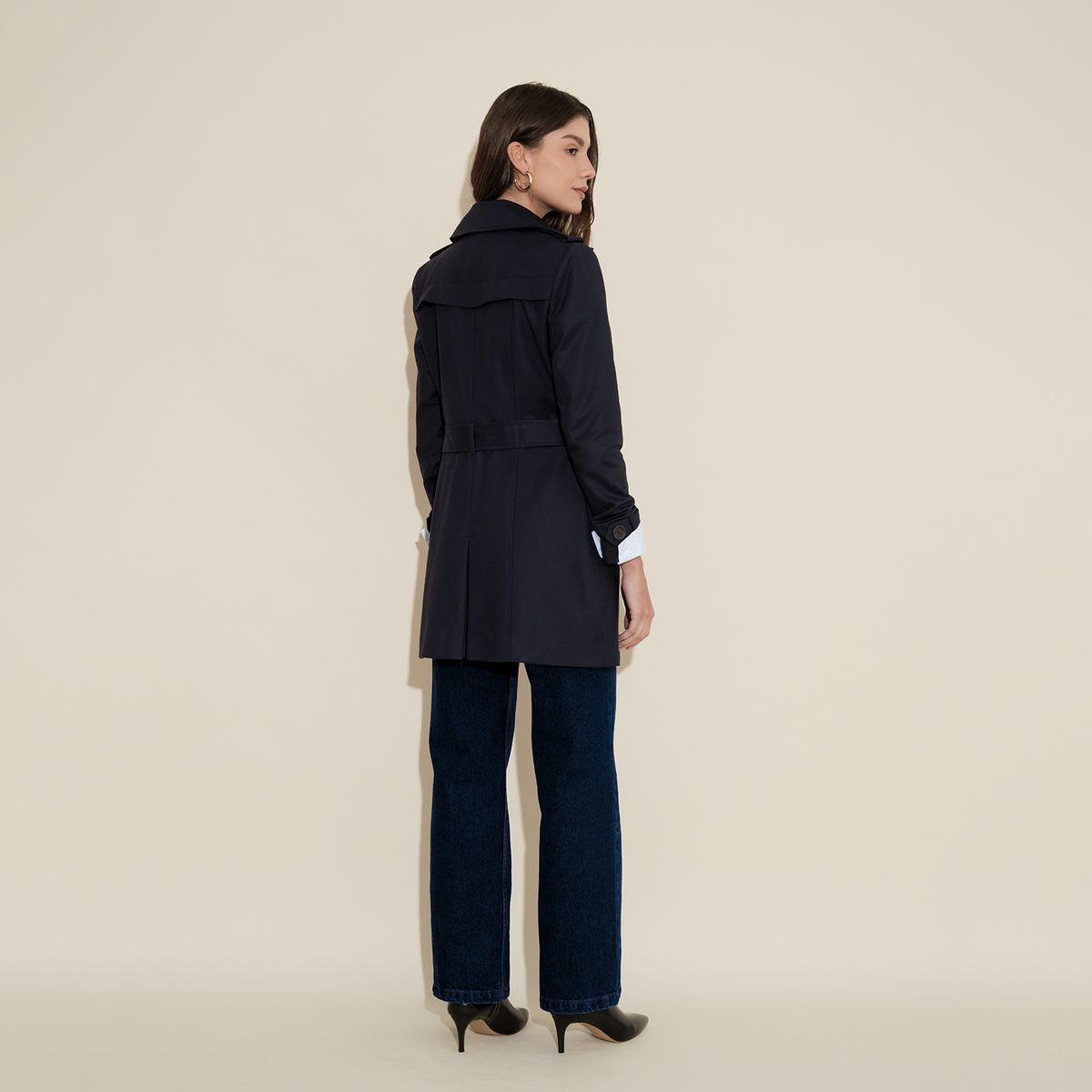 CAMILA VIALI - Camila Viali Trench Coat Azul