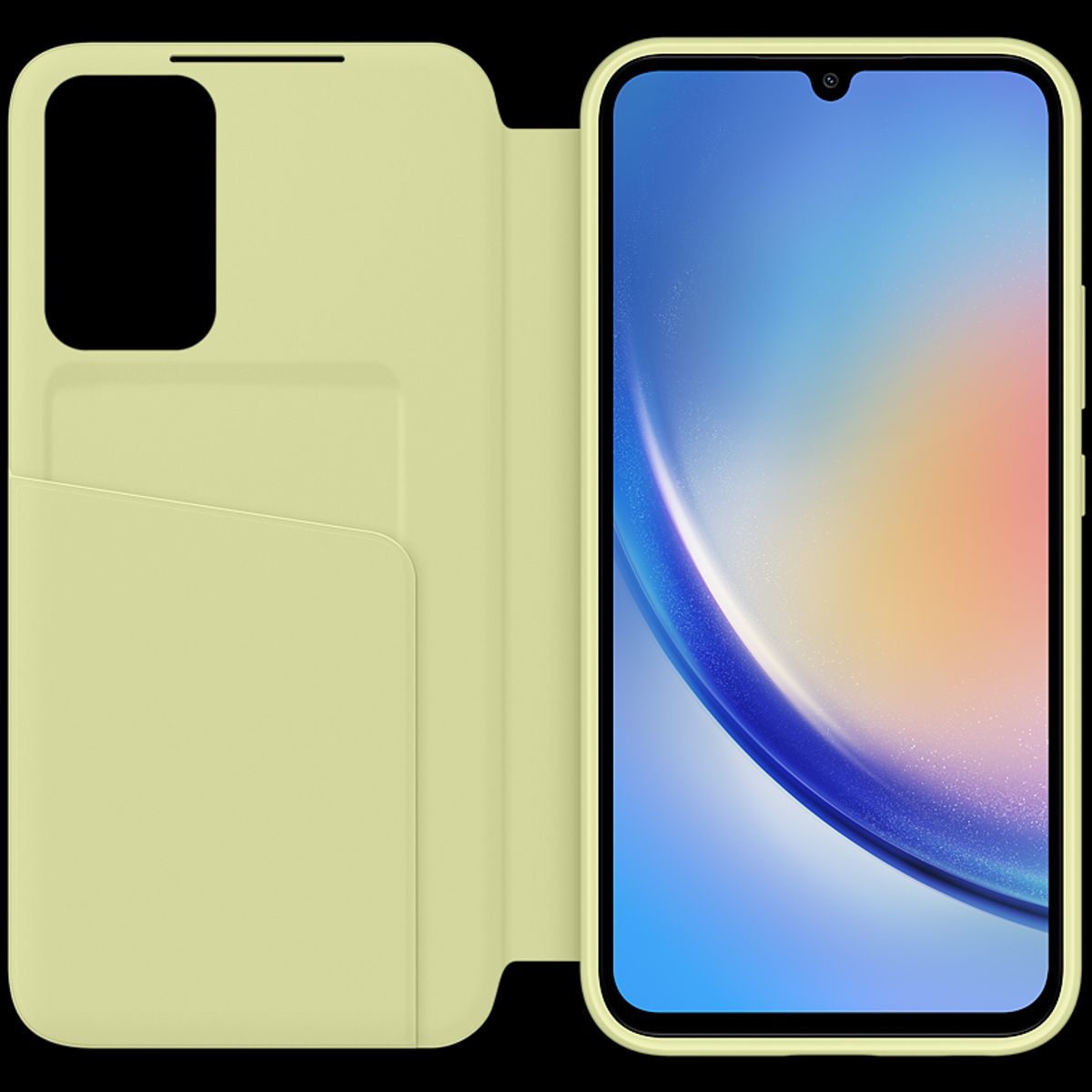SAMSUNG - Case Samsung Para A34 Smart View Wallet Lime
