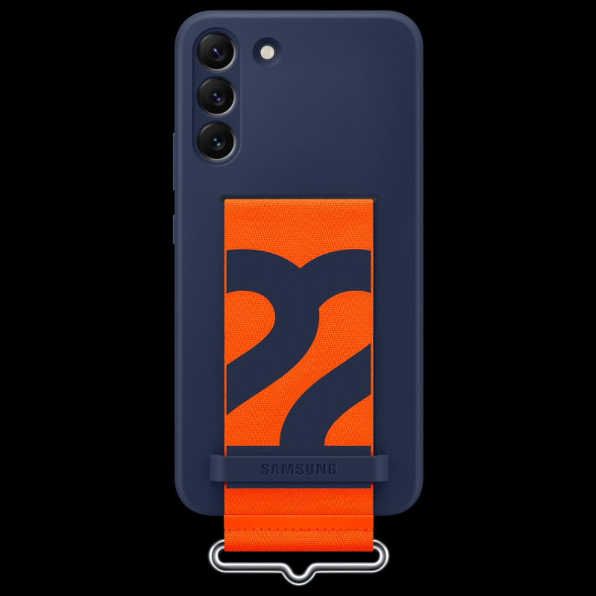 SAMSUNG - Case Samsung Para Galaxy S22+ Dark Blue Silicone Strap