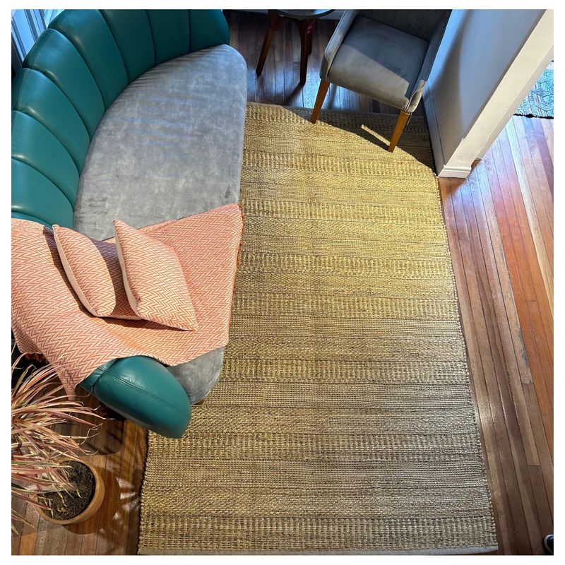 GENERICO - Alfombra  Yute Sakanda IC-15110 Marron  280 x 365 cm