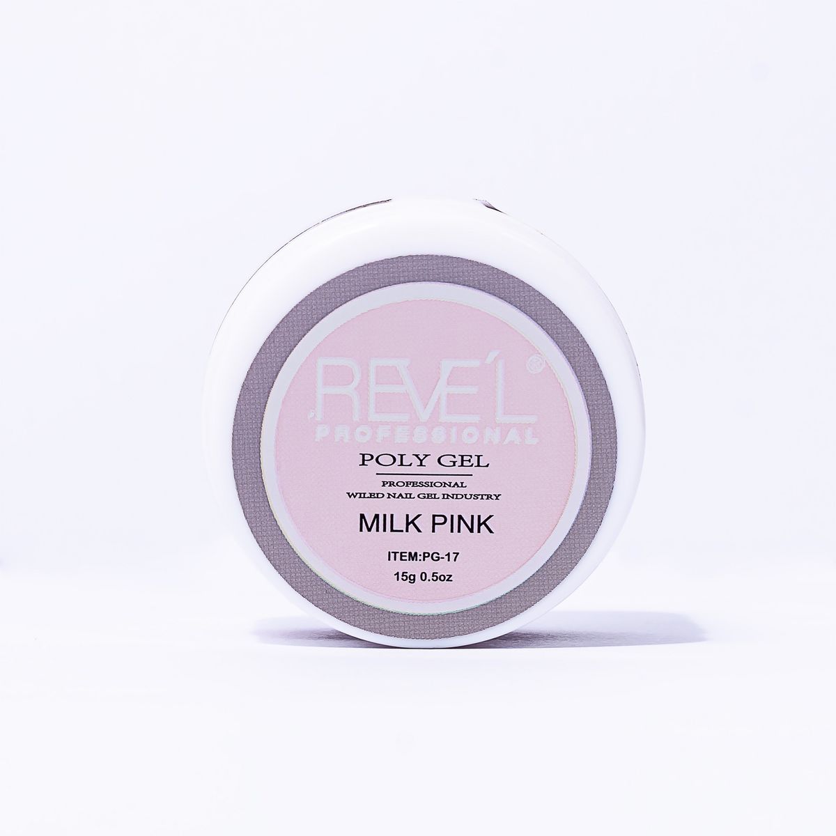 REVE'L PROFESSIONAL - POLY GEL PARA UÑAS MILK PINK