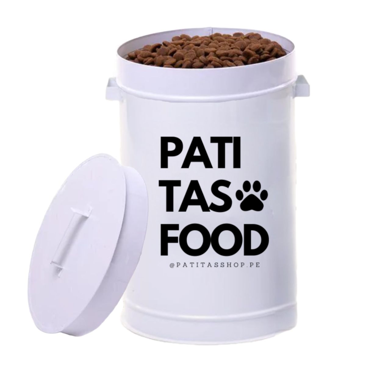 GENERICO - Contenedor de alimentos para Perros y Gatos PATITAS FOOD