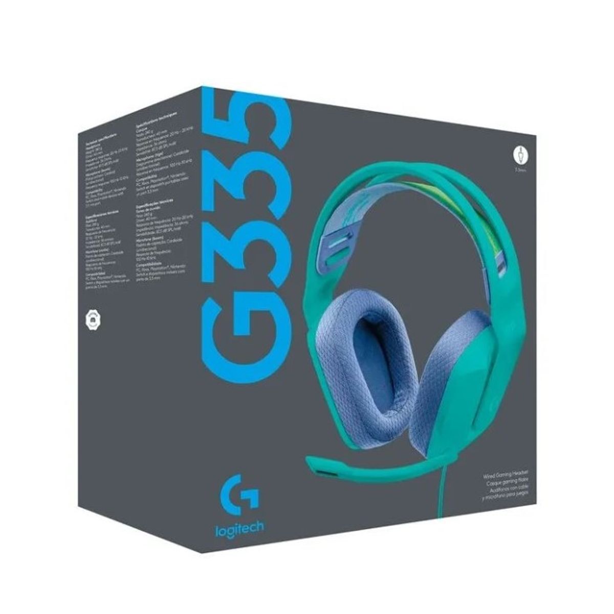 LOGITECH - Audífono Logitech G335 Verde