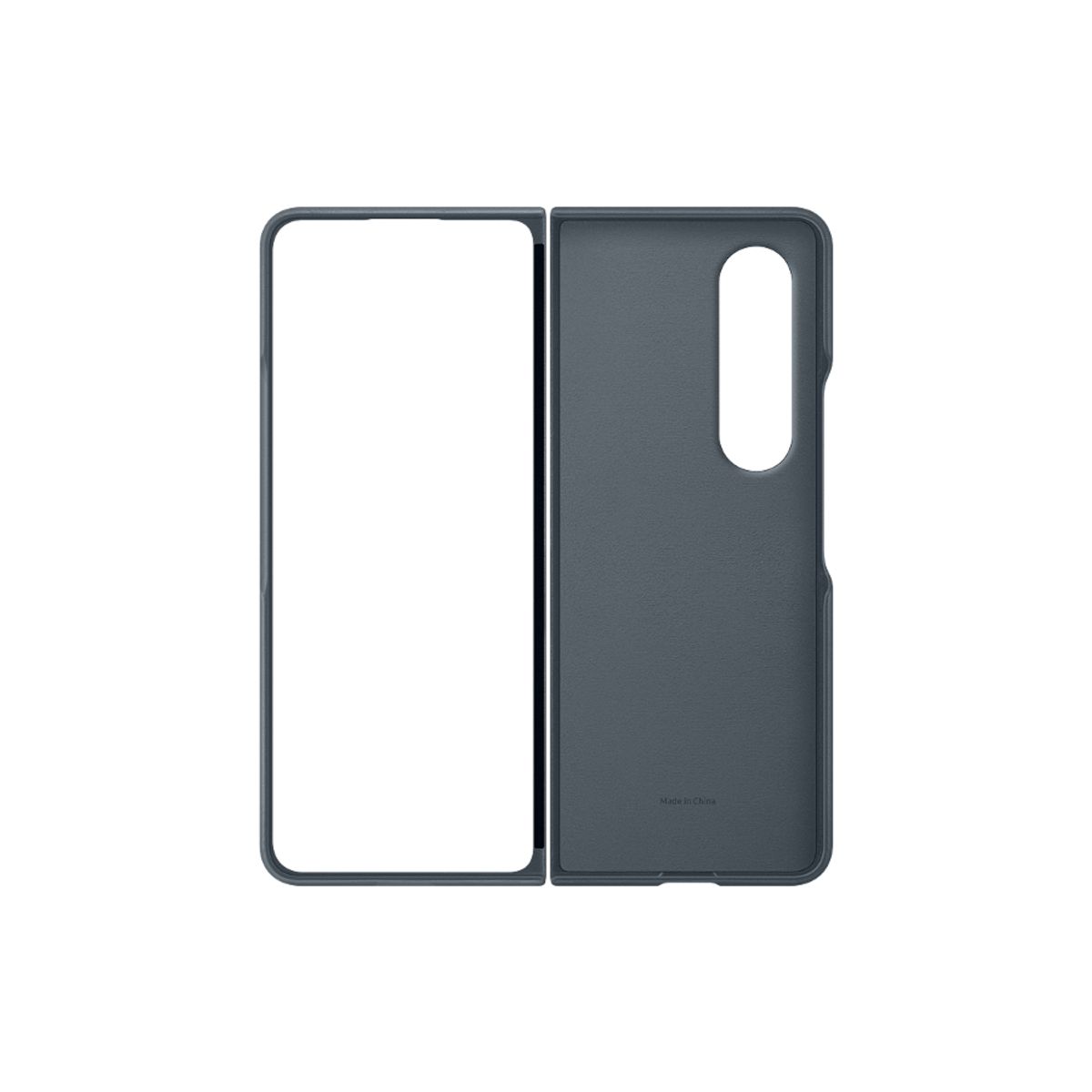 SAMSUNG - Case Samsung Para Z Fold4 Leather Cover Moss Gray