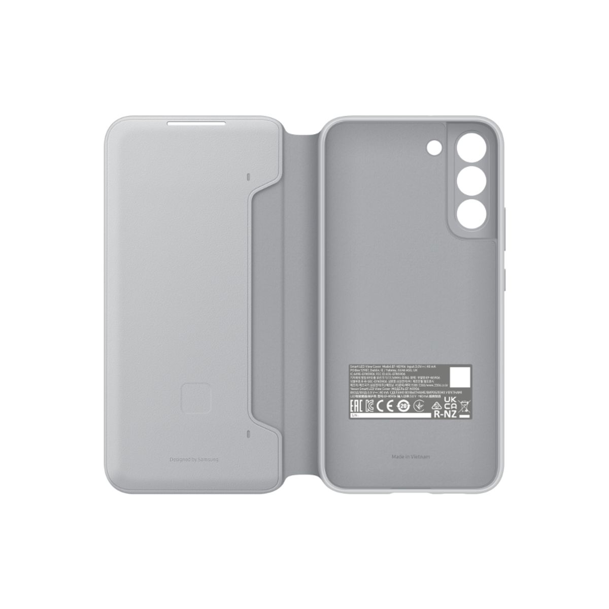 SAMSUNG - Case Samsung Para Galaxy S22+ Gray Led View