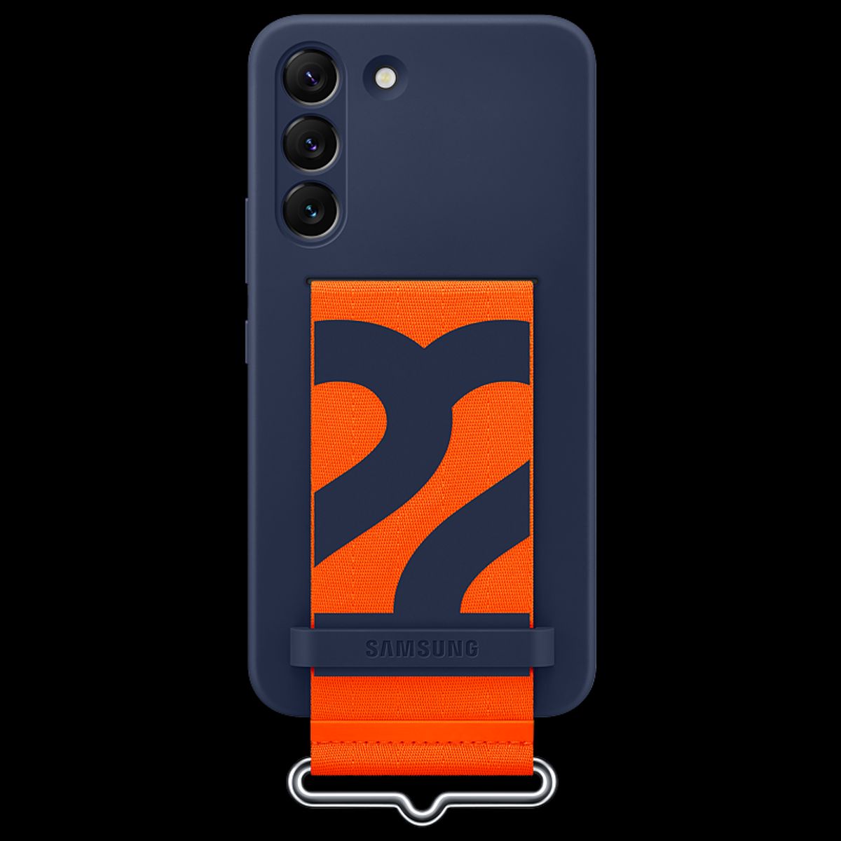 SAMSUNG - Case Samsung Para Galaxy S22 Dark Blue Silicone Strap