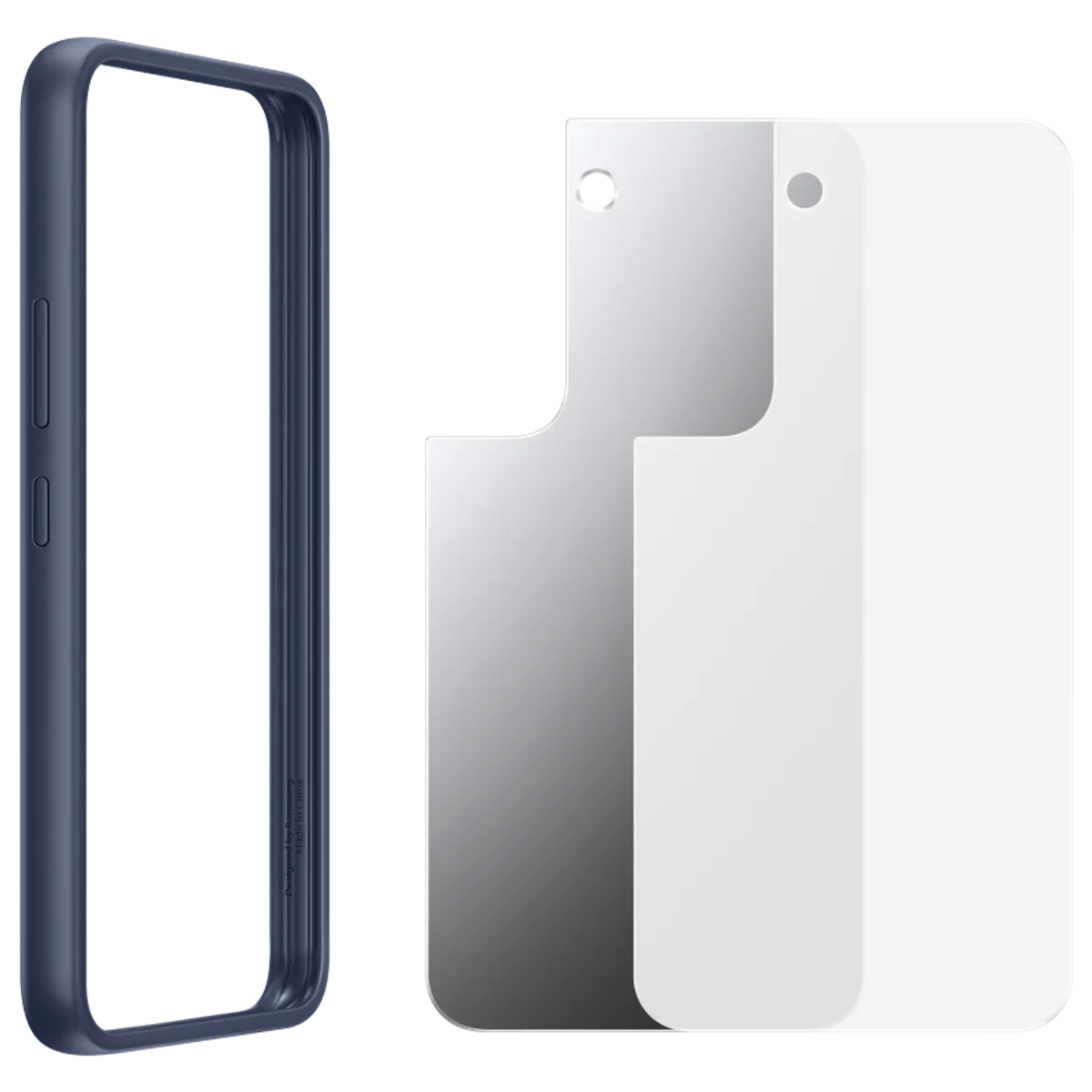 SAMSUNG - Case Samsung Para Galaxy S22 Dark Blue Frame Cover