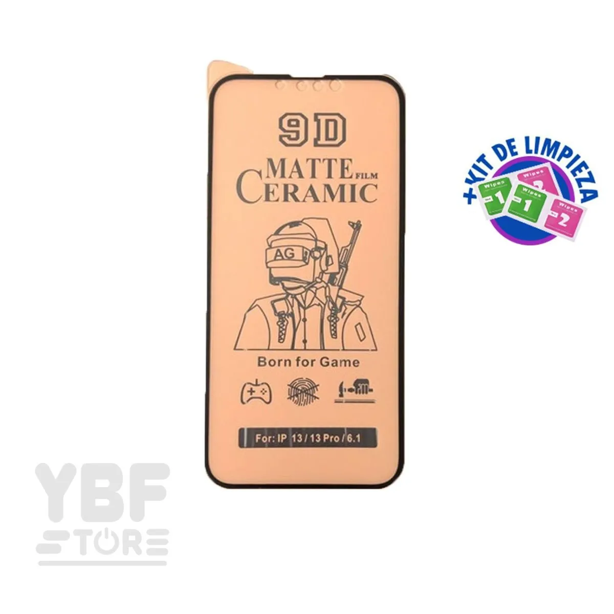 GENERICO - Mica Ceramica Mate para iPhone 12 Pro Max