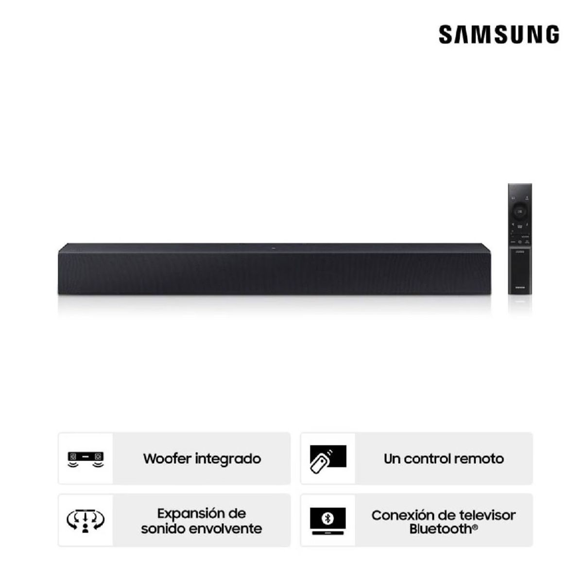 SAMSUNG - SOUNDBAR SAMSUNG 2.0 CH HW-C400/PE 40 W