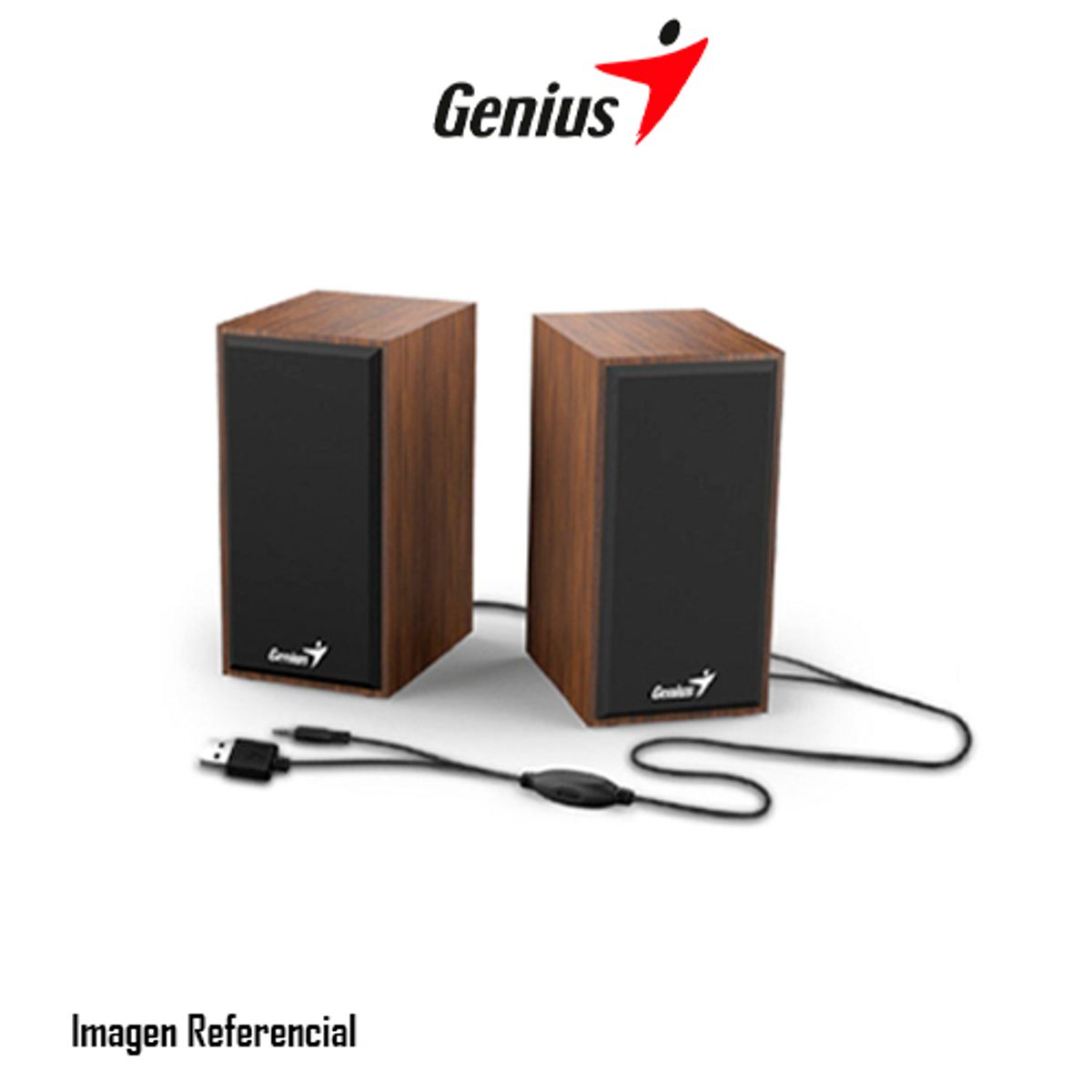 GENIUS - PARLANTE GENIUS SP-HF180 6W USB POWER WOOD P/N: 31730029400