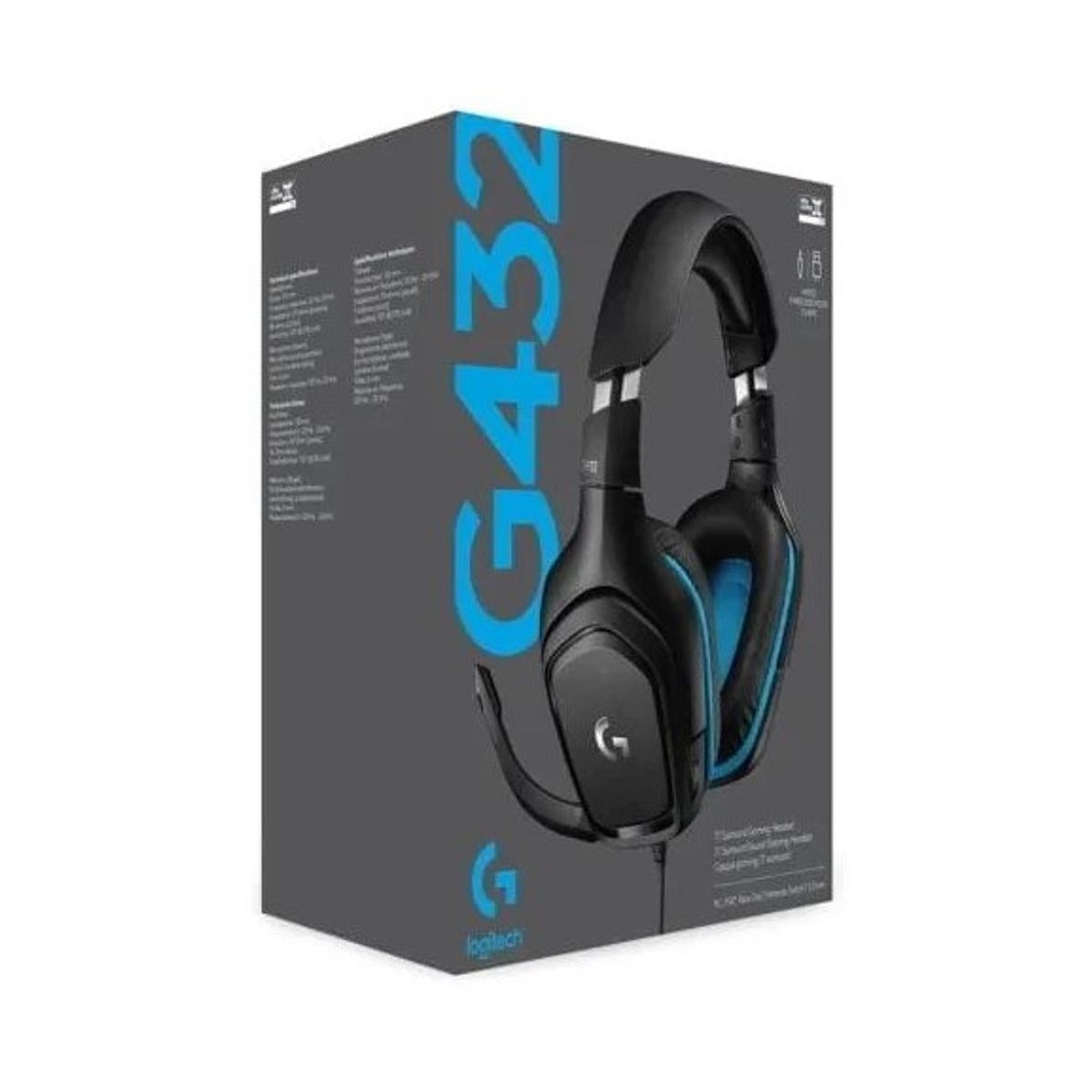 LOGITECH - Audífono Gamer C/Microf Logitech G432 7.1 Usb