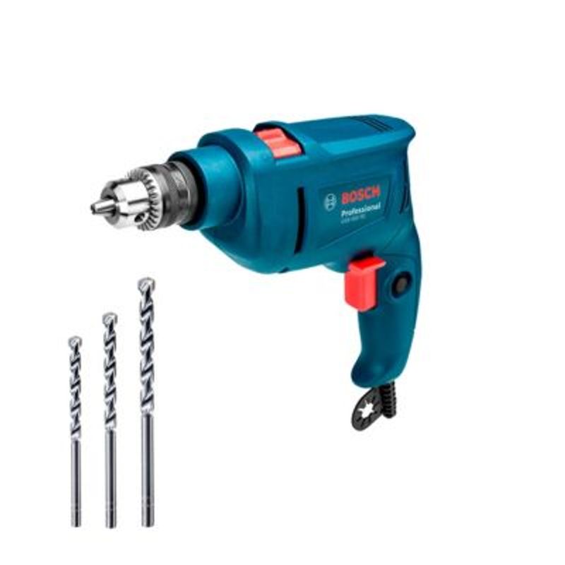 BOSCH - Taladro Percutor GSB 450 RE Bosch 450w + Brocas CC